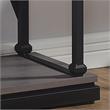 Bowery Hill Industrial Metal 33-Inch Bookcase in Antique Gray