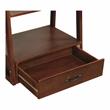 Bowery Hill Transitional Wood 1-Drawer Bookcase in Cherry Finish