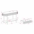 Bowery Hill Contemporary Wood 1-Drawer Console Table in Green