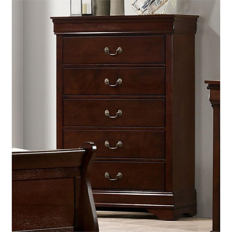 Bowery Hill Solid Wood Cherry Chest Rectangular 47.88