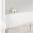 Bowery Hill Engineered Wood Color Changing Electric Fireplace in White