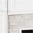 Bowery Hill Engineered Wood Color Changing Electric Fireplace in White