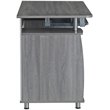 Bowery Hill Modern Industrial Small Computer Desk in Gray