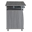 Bowery Hill Modern Industrial Small Computer Desk in Gray