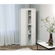 Bowery Hill Transitional Adjustable Storage Cabinet in White