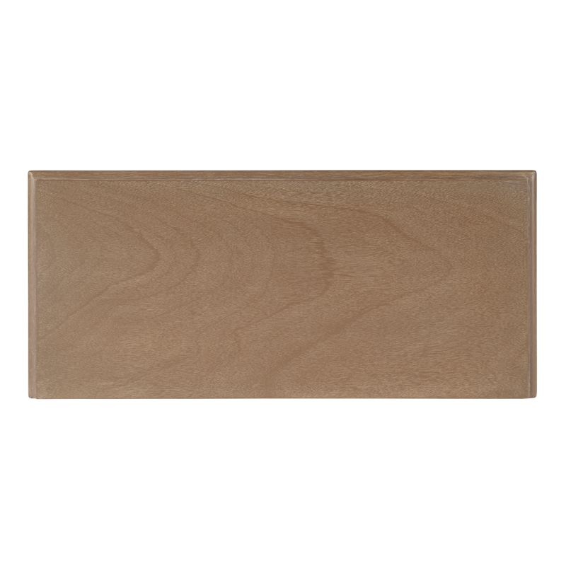 Bowery Hill Traditional Wooden 2 Door Cabinet in Brown Finish