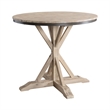 Bowery Hill Transitional Wood Brown Round Counter Height 5PC Dining Set