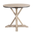Bowery Hill Transitional Wood Brown Round Counter Height 5PC Dining Set