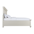 Bowery Hill Transitional Wood White King Platform Storage Bed