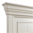 Bowery Hill Transitional Wood White King Platform Storage Bed
