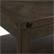 Bowery Hill Transitional Wood Gray Finish Coffee Table with Lift Top