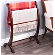 Bowery Hill Wood Brown Blanket Stand Rectangular 28