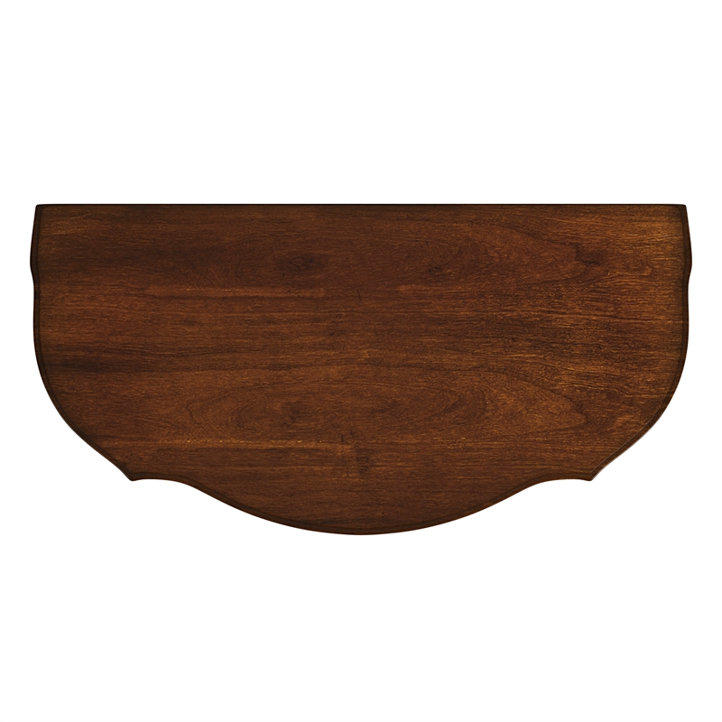Bowery Hill Traditional Wood Antique Cherry Console Table with Storage