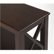 Bowery Hill Transitional Wood 2 Shelf Petite Bookcase in Cherry