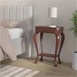 Bowery Hill Traditional Wood Console Table in Cherry Dark Brown