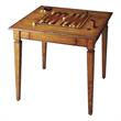 Bowery Hill Solid Wood Transitional Game Table in Brown Finish