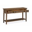 Bowery Hill Transitional Wood Brown Bay Creek Rectangular Sofa Table