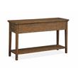 Bowery Hill Transitional Wood Brown Bay Creek Rectangular Sofa Table