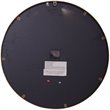 Bowery Hill Modern Engineered Wood Round Gold Frame Wall Clock