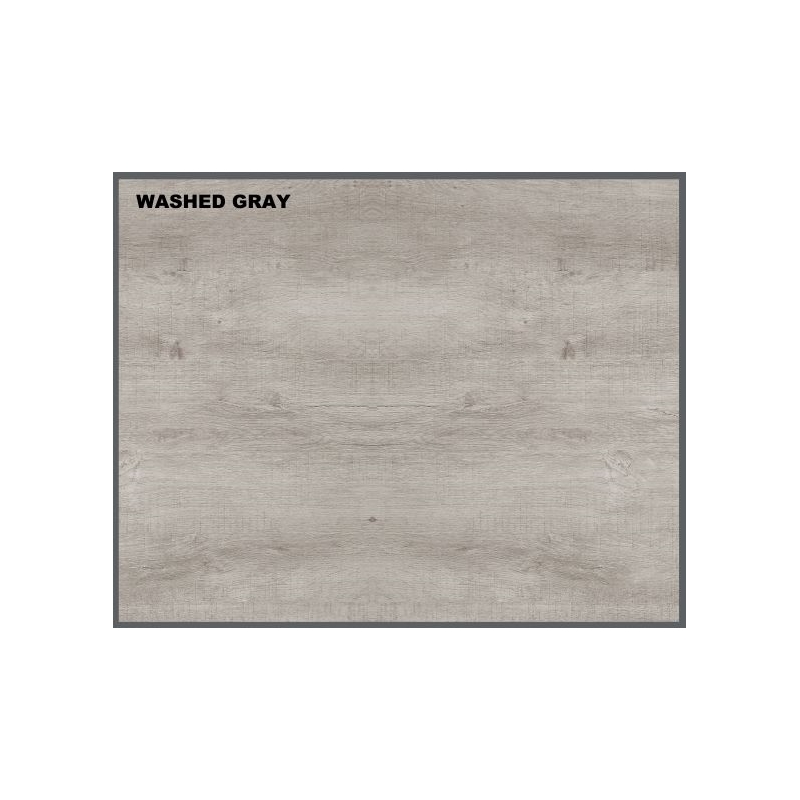 Bowery Hill Modern Farmhouse Console Table in Washed Gray Finish