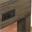 Bowery Hill 4-Piece Light Walnut Wood Counter Height Dining Set