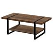Bowery Hill Coffee Table Accent Cocktail Rectangular Living Room Metal Brown