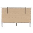 Bowery Hill Engineered Wood Transitional 6 Drawer Dresser in White