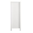 Bowery Hill Engineered Wood Transitional 5 Drawer Chest in White