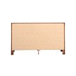 Bowery Hill Engineered Wood Transitional 6 Drawer Dresser in Cherry