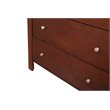 Bowery Hill Engineered Wood Transitional 6 Drawer Dresser in Cherry