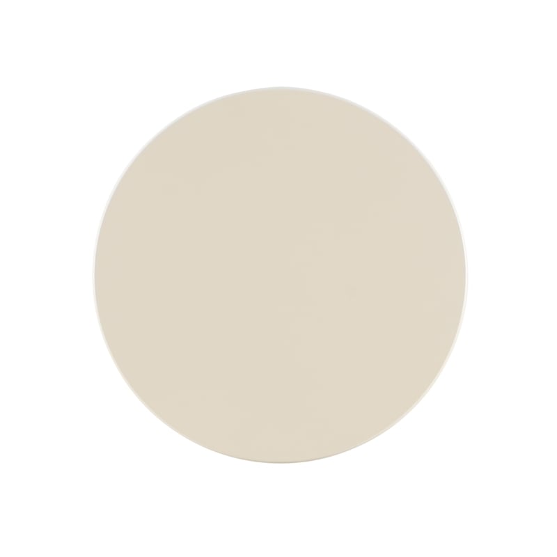 Bowery Hill Wood Off White Accent End Table Round Storage 18.5