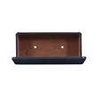 Bowery Hill Modern Wood Rope Cedar Lined Storage Chest in Blue