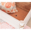 Bowery Hill Wood White Storage Chest Rectangular Cedar Lined 38