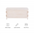 Bowery Hill Wood White Storage Chest Rectangular Cedar Lined 38