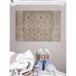 Bowery Hill Modern Leopold Polyester 2'x3' Accent Rug in Tan