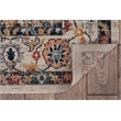 Bowery Hill Modern Laramie Polyester 3'x5' Accent Rug in Ivory