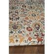 Bowery Hill Modern Laramie Polyester 3'x5' Accent Rug in Ivory