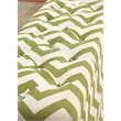 Bowery Hill Contemporary Fabric Storage Bench in Green