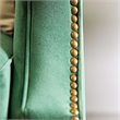 Bowery Hill Transitional Microfiber Loveseat in Emerald Green