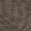 Bowery Hill Transitional Fabric Round Storage Ottoman in Gray