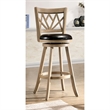 Bowery Hill Modern Wood 29-Inch Swivel Bar Stool in Maple