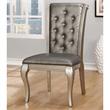 Bowery Hill Transitional Wood 9-Piece Dining Set in Champagne