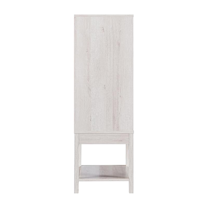 Bowery Hill Modern / Contemporary Wood Wine Rack in White Oak Finish