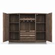 Bowery Hill Wood Multi-Storage Buffet in Reclaimed Oak Finish