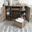 Bowery Hill Wood Multi-Storage Buffet in Reclaimed Oak Finish