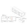 Bowery Hill Rustic Wood Multi-Storage TV Tower in Reclaimed Oak