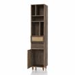 Bowery Hill Rustic Wood Multi-Storage TV Tower in Reclaimed Oak