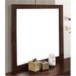 Bowery Hill Transitional Solid Wood/Wood Veneer/MDF Framed Mirror in Cherry