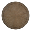 Bowery Hill Solid Wood Antique White Round Dining Table 60