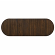 Bowery Hill Wood Counter Height Table With Drop Leaf in Walnut